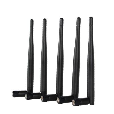 China Signal Plus High Penetration 4dbi 5dbi 2.4GHz High Gain Omni Directional Rubber Dark WIFI Antenna WY-A-23005 for sale