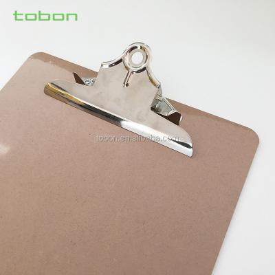 China Wholesale NATURAL Medium Density Fiberboard A4 Clipboard MDF Wood Clip Board for sale