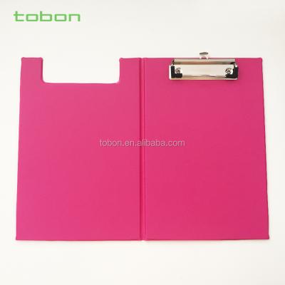 China PVC A5 A4 FC Double Side Clipboard Different Size PVC Coating Folder for sale