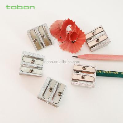 China Aluminum Metal Pencil Sharpeners Aluminum Knife Double Holes for sale