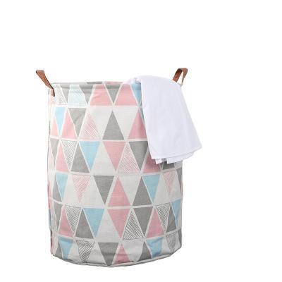 China CIS Storage Bucket CLASSIC Fabric Art Waterproof Folding Practical Home A Variety Of Colors Dirty Laundry Hamper Selection for sale