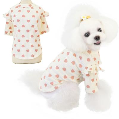 China Viable Luxury Pink Funny Dog Clothes Cat Vest Summer Puppy Clothing Dog Shirts for sale