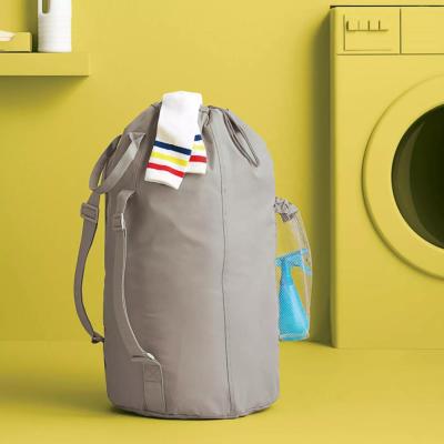 China Eco-friendly Custom Laundry Backpack Washing Backpack Durable Laundry Bag for sale