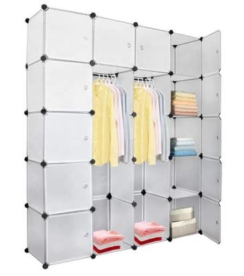 China EUROPEAN Most Hotest Plastic Portable Wardrobe Closet Cube Storage Organizer for sale