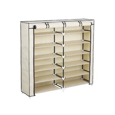 China Durable Durable Simple Fashion Shoe Storage Organizer Shoe Arch 9 Layers Shoe Rack Cabinet for sale