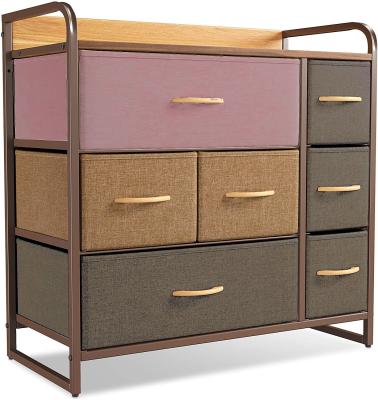 China Minimalist drawer dresser organizer with 7 drawers from China on hot sale for sale