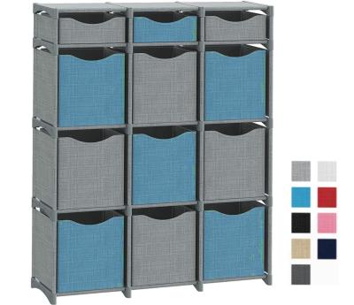 China Supplier Customization Viable Furniture Assemble Organizer DIY Cubby Shelf Storage Rack Cube for sale