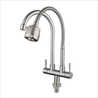 China Thermostatic Faucets 304 Stainless Steel Adjustable Sprayer Faucet Cold Water Kitchen Sink Faucet Kitchen Faucets For Kitchen Sink for sale