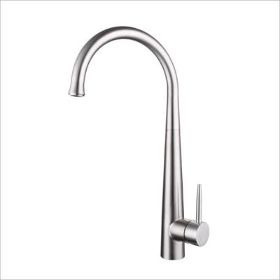 China Thermostatic Faucets 304 Stainless Steel Hot And Cold Water Brushed Kitchen Sink Faucet Mixer Tap Kitchen Faucets For Kitchen Sink for sale