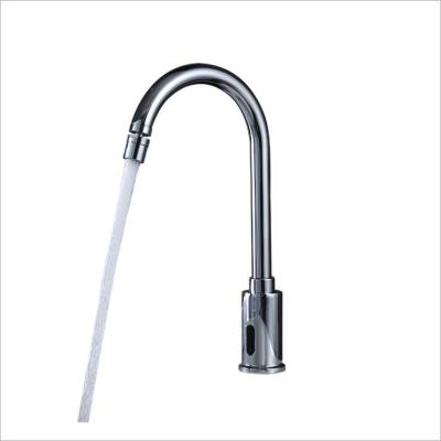 China Sense Faucets Kitchen Brass Touch Sensor Faucets Sensor Free Automatic Water Faucet For Kitchen Sink for sale