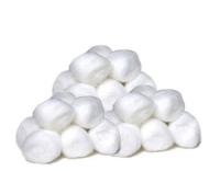 China 100% Cotton Absorbent Medical Cotton Balls Disposable Sterile Gauze Balls With X-Ray Te koop