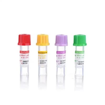 China Micro Disposable Vacuum Blood Collection Tubes PP blood collection tubes for cell detection for sale