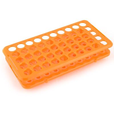 China 50 Well Plastic Multifunction Test Tube Holder Rack With Silicone zu verkaufen