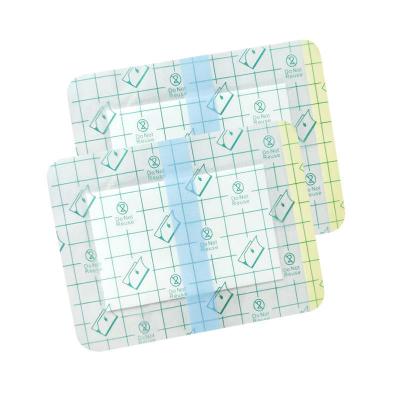 中国 Adhesive Dressing Surgical Plaster Cohesive Bandages PU Adhesive Film Wound Dressing 販売のため