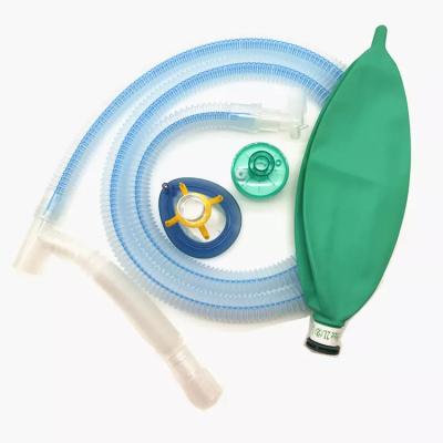 China Disposable Medical Adult 1.5m Anesthesia Breathing Circuit-Set Expandable Circuit With Mask Breathing Bag for sale