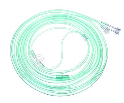 Cina tipi nasali della cannula dell'ossigeno del lume della stella della cannula di CO2 O2 di 2.1m in vendita