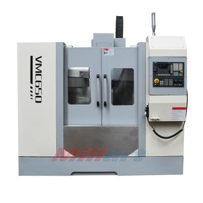 China Building Material Shops High Performance Vertical 4 Axis CNC Milling Machine With Factory Price VMC650 for sale