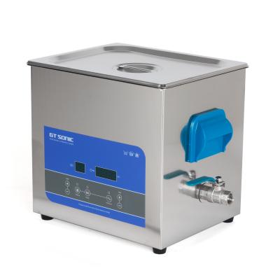 China Ultrasonic Hotel Digital Ultrasonic Degassing 9l 40khz Ultrasonic Cleaner for sale