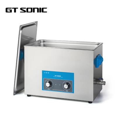 China Large Hotel Parts Automatic Pipette Ultrasonic Cleaner Ultrasonic Cleaner 27l Motor Block Stainless Steel for sale