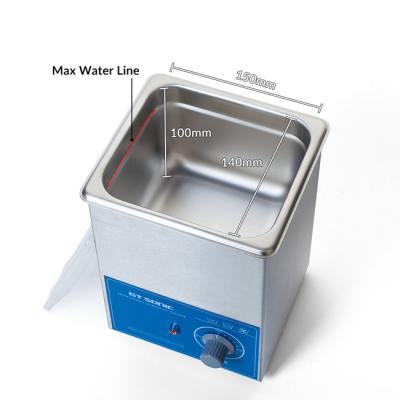 China 2l hotel benchtop engine parts ultrasonic cleaner commercial heater for rust for sale