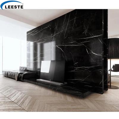 China China Suppliers Modern Black Marble Slabs Vanity Marble Nero Marquina for sale