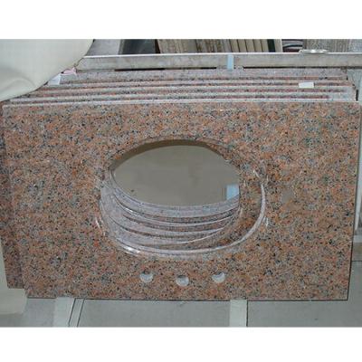 China High Quality Cheap Kitchen Countertops Gray Bathroom Vanity Tops Granite Precut Kitchenroom Countertops for sale