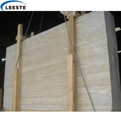 China Factory Supply Modern White Travertine Stone Flooring Marble Tile for sale