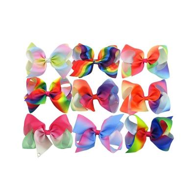 China Wholesale Price Grosgrain Ribbon Eco - Friendly Hair Bows Clips For Babies Teens Toddlers for sale