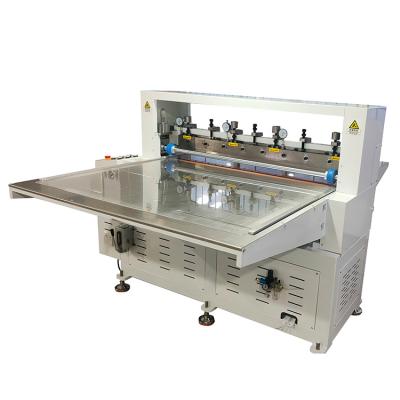 China Best Speed ​​Adjustable Price Sjcq-1000-1200 Laser Cut Flatbed Cutting Machine With Count And Emergency Stop Function for sale