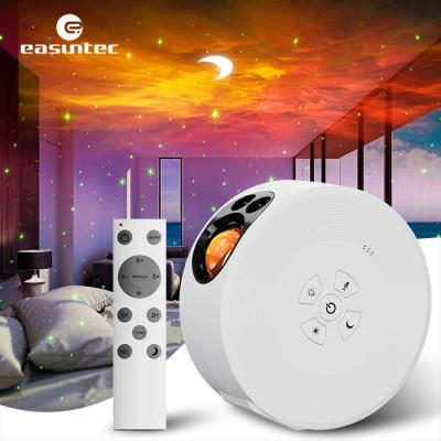 China Multiscene RGB Star Moon Night Light , Voice Control Moon Nebula Lamp Projector for sale