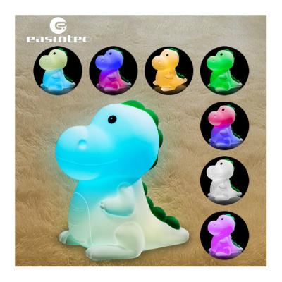 Cina Controllo 5V 0.5W del bottone di commutatore della luce notturna del silicone del dinosauro di RGB in vendita