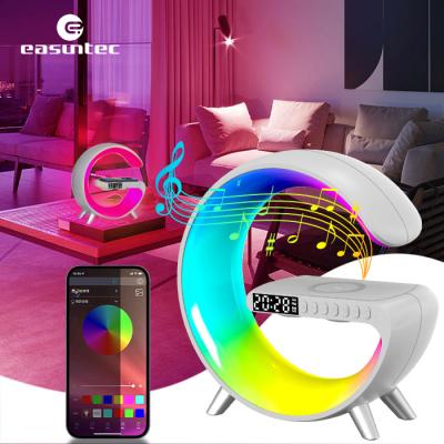 Cina Caricabatterie wireless G Smart Light Sound Machine RGB App Control G Lampada altoparlante in vendita