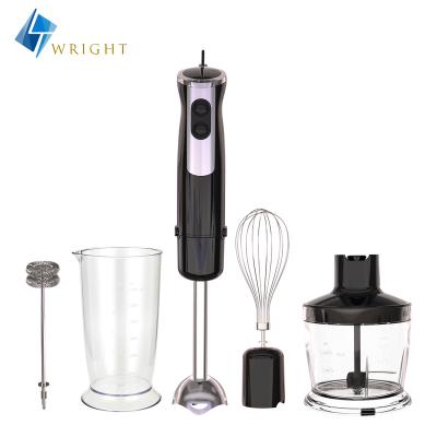 China Best Hotel Quality Kitchen Handheld 4 In 1 Hand Immersion Electric 600W Blender for sale