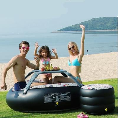 China New Design Adults Relieve Table Game System Inflatable Table For Kids And Adulus Outdoor Inflatable Table Stool for sale