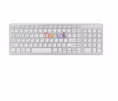 China Cheap thin fashionable dual-mode wireless computer keyboard design prices wireless keyboard and mouse wireless connection for sale