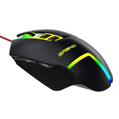 China Fashionable 3D Shape Backlit Wired Gaming Mouse With Adjustable Dpi for sale