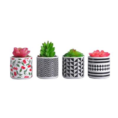 China Country Samples Offered Customized Shape Color Bulk Ceramic Flower Pots for sale