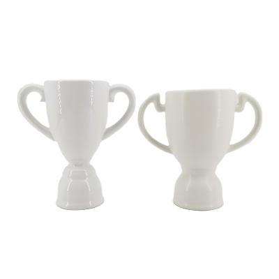 China Viable Custom Logo Ceramic Trophy Mug Home Home Decor Awards Trophies Coffee Tea Mugs Wholesales for sale