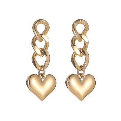 China Hiphop Individuality Dr.Jewelry Stainless Steel Gold/Plated Love Heart Tasty Ring Earrings For Girlfriend Best Mother's Day Gift for sale