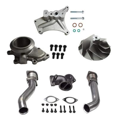 China Direct FIT Ford 7.3 Powerstroke 99.5-03 Replacement Diesel Bellows Up Pipes+Housing&Turbo Pedestal for sale