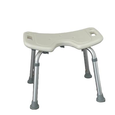 China Lightweight Aluminum Adjustable Waist Bench Chair Shower Chair Bath Chair For Elderly for sale