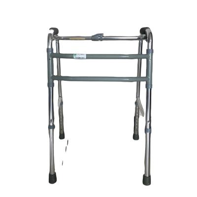 China Single Adjustable Aluminum Hospital Handicap Walker Adult Height Walker Price In Hospital for sale