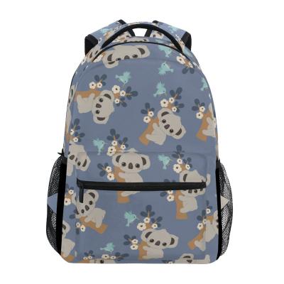 China Durable Waterproof Children's Koala Bear Backpack Water Resistant Bookbag for sale