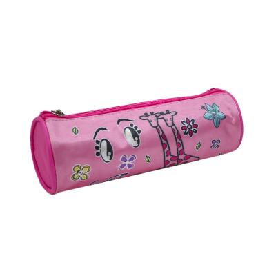 China Cute Polyester Cartoon Customize Pattern Waterproof Pencil Bag For Kids for sale