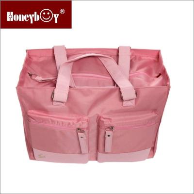 China New arrival waterproof bag china supplier wholesale baby flowers changing colorful bag diaper bag for sale