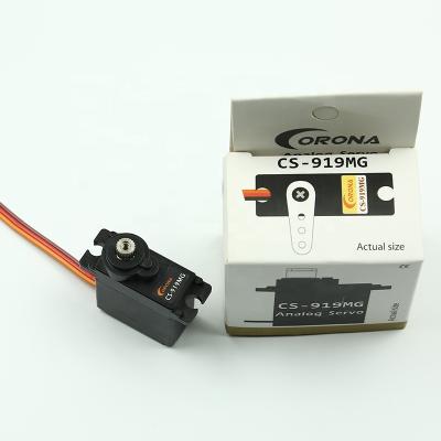 China Crown CS919MG High Torque Servo Motor Waterproof Prices 9g 22.5X11.5X24.6mm (0.88