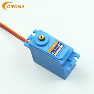 China Crown DS561WP 63.6g Metal Gear Standard Waterproof RC Hobby Servo Supplier for sale