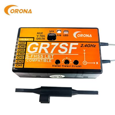 China Crown GR7SF 2.4g signal received futaba sfhss rc truck trailer rc toy remote control receiver for sale