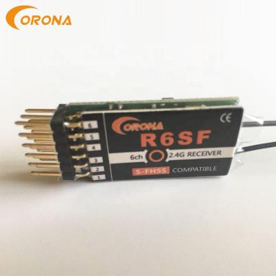 China futaba universal sfhss crown R6SF 2.4g 6ch controller radio transmitter and receiver for sale