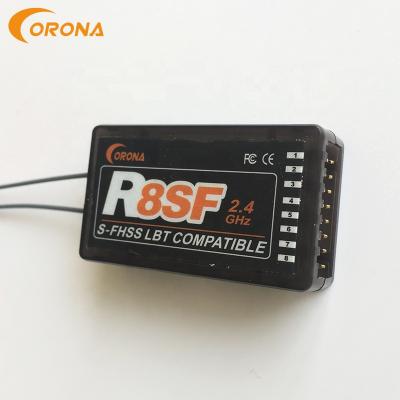 China Crown R8SF 2.4gh 8 channels universal rc transmitter radio remote control receiver for sale